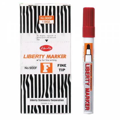 ΜΑΡΚΑΔΟΡΟΙ ΜΕΤΑΛΛΙΚΟΙ LIBERTY   στην Κατηγορία Μαρκαδόροι Ανεξίτηλοι - Πίνακα 