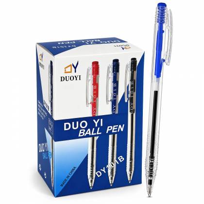 Στυλό Διάφανο Κλιπ Ballpoint Μπλε 0,8mm   στην Κατηγορία Στυλό 