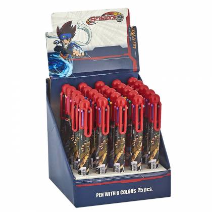 ΣΤΥΛΟ 6 ΧΡΩΜΑΤΩΝ BEYBLADE BALLPOINT 1.0mm   στην Κατηγορία Στυλό 