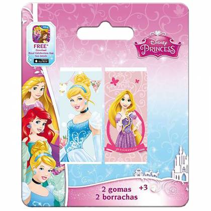 ΓΟΜΕΣ PRINCESS ΣΕΤ=2ΤΕΜ   στην Κατηγορία Γόμες 