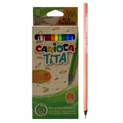 ΞΥΛΟΜΠΟΓΙΑ ΟΙΚΟΛΟΓΙΚΗ 12 ΧΡΩΜΑΤΩΝ TITA CARIOCA   στην Κατηγορία Ξυλομπογιές 