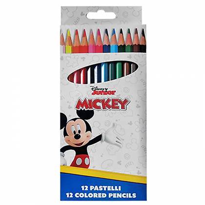 Ξυλομπογιές σετ=12 Χρώματα Mickey   στην Κατηγορία Ξυλομπογιές 