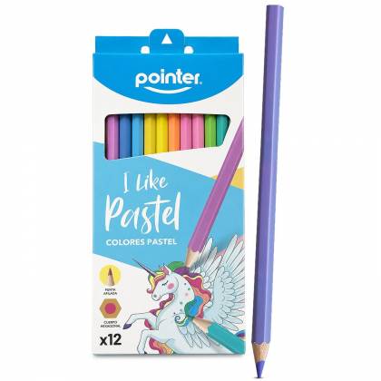 Ξυλομπογιές σετ=12 Χρωματα Pastel 20x9cm  στην Κατηγορία Ξυλομπογιές 
