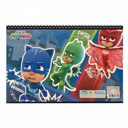 ΜΠΛΟΚ ΖΩΓΡΑΦΙΚΗΣ 32Φ PJ MASK 32x22cm  στην Κατηγορία Μπλόκ Ζωγραφικής 