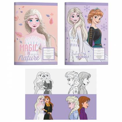 Τετράδιο Καρφίτσα 40 Φύλλων Frozen 2 17x25cm  στην Κατηγορία Τετράδια Κλασικά 