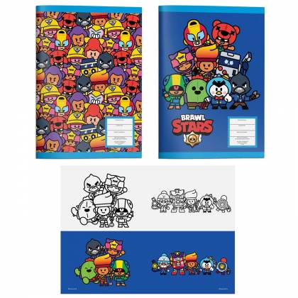 ΤΕΤΡΑΔΙΟ 40 ΦΥΛΛΩΝ BRAWL STARS 17x25cm  στην Κατηγορία Τετράδια Κλασικά 