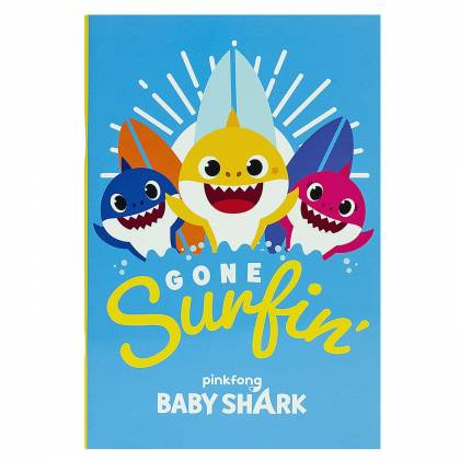 ΤΕΤΡΑΔΙΟ 40 ΦΥΛΛΩΝ BABY SHARK 17x25cm  στην Κατηγορία Τετράδια Κλασικά 