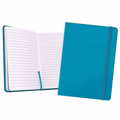 Σημειωματάριο με PU Εξώφυλλο Γαλάζιο 18x12,5cm  στην Κατηγορία Ευρετήρια - Ημερολόγια 
