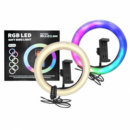 Φωτιστικό Δαχτυλίδι με USB LED Λευκό & Πολύχρωμο φως ø20cm  στην Κατηγορία Photo / Video 
